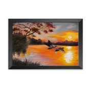 Obrazy i zdjęcia na płótnie - Obraz Paris Pic 50 x 70 cm PP012 Ducks - miniaturka - grafika 1