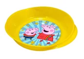 Miseczki i talerzyki dla dzieci - Talerzyk Głęboki Świnka Peppa - 16 Cm. Żółty - miniaturka - grafika 1