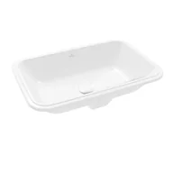 Umywalki - Villeroy & Boch Architectura  Umywalka podblatowa 56x36 cm bez przelewu z powłoką CeramicPlus weiss alpin  5A7761R1 - miniaturka - grafika 1