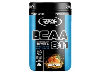 Real Pharm, Suplement aminokwasowy, BCAA, 400 g - Aminokwasy - miniaturka - grafika 1