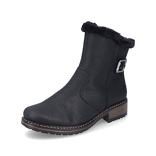 Rieker Damskie botki Z6862, damskie botki, Czarny 00, 36 EU