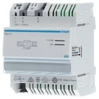 Hager Polo KNX Zasilacz Tebis TX, 30V DC 320mA TXA111 TXA111 - Gniazdka elektryczne - miniaturka - grafika 1
