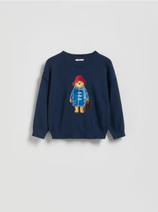 Reserved - Sweter Paddington - granatowy - Bluzy i sweterki niemowlęce - miniaturka - grafika 1