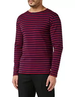 Kurtki męskie - Armor Lux Męska kurtka marynarska Houat Héritage T-Shirt, wielokolorowy (455 Navi/Braise 455 Navi/brązowy), L - miniaturka - grafika 1