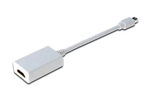 Assmann Adapter DisplayPort 1.1a miniDP-HDMI A MM 0.15m AK-340404-001-W - Adaptery i przejściówki - miniaturka - grafika 4