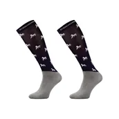 Skarpetki jeździeckie - Skarpety jeździeckie z mikrofibry light grey SPJM Comodo - miniaturka - grafika 1