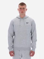 Bluzy męskie - Bluza z kapturem męska Reebok Noah Small Logo Hood 100240569 2XL Jasnoszara (1200175334583). Bluzy z kapturem męskie - miniaturka - grafika 1