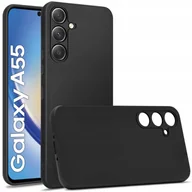 Etui i futerały do telefonów - Etui do Samsung Galaxy A55 | A55 5G CASE SOFT MATT PLECKI + SZKŁO 9H - miniaturka - grafika 1