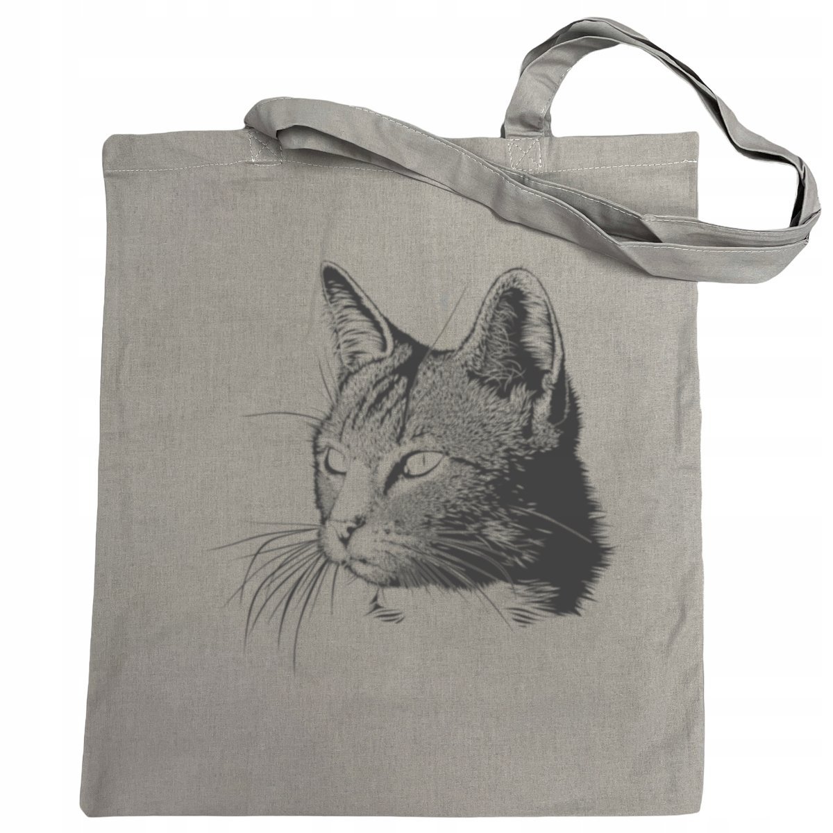 Torba na zakupy nadruk głowa KOT KOTEK