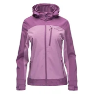 Bluzy sportowe damskie - Damski Softshell HI-TEC LADY NIKKA M000242736 – Fioletowy - miniaturka - grafika 1
