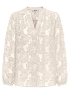 Bluzki damskie - ONLY Bluzka Korsa 15360837 Beżowy Oversize - miniaturka - grafika 1