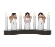 Oświetlenie świąteczne - Eglo 411002 - Świecznik bożonarodzeniowy ANGEL CHOIR 4xE10/3W/230V - miniaturka - grafika 1