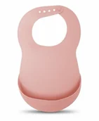 Śliniaki i fartuszki - Suavinex Śliniak miękki z kieszonką różowy forest +4m - miniaturka - grafika 1