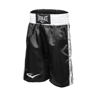 Spodenki bokserskie BOXING TRUNKS PRO BLACK - L - Kimona, stroje i obuwie - miniaturka - grafika 1