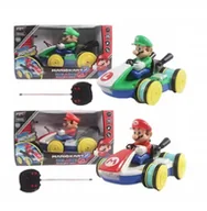 Zabawki zdalnie sterowane - Zdalnie sterowany pojazd na baterie Kart Cars zabawka dla dzieci - miniaturka - grafika 1
