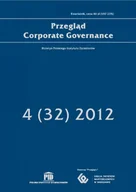 E-booki - biznes i ekonomia - Przegląd Corporate Governance 4 (32) 2012 - miniaturka - grafika 1