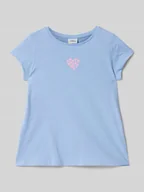 Koszulki dla dziewczynek - T-shirt o kroju regular fit z czystej bawełny - miniaturka - grafika 1