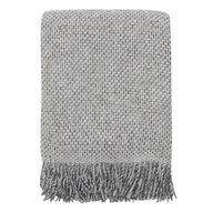 Koce - Pled Hoie Hekla 125x170 Naturbrun 100% czysta wełna, Certyfikat Woolmark - miniaturka - grafika 1