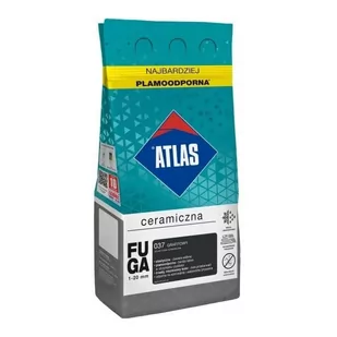 Atlas Fuga ceramiczna 037 grafitowy 5 kg - Fugi - miniaturka - grafika 1