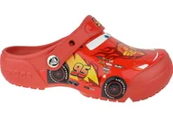 Moda i Uroda OUTLET - Crocs Fun Lab Cars Clog 204116-8C1, dla dzieci, klapki, Czerwony - miniaturka - grafika 1