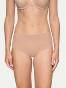 Majtki damskie - Triumph Figi klasyczne z wysokim stanem Pretty 10222227 Beżowy - miniaturka - grafika 1