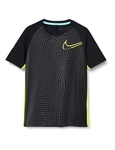Nike T-shirt chłopięcy Cr7 B Nk Dry Top Ss czarny Black/Lemon Venom/(Lemon Venom) X-L