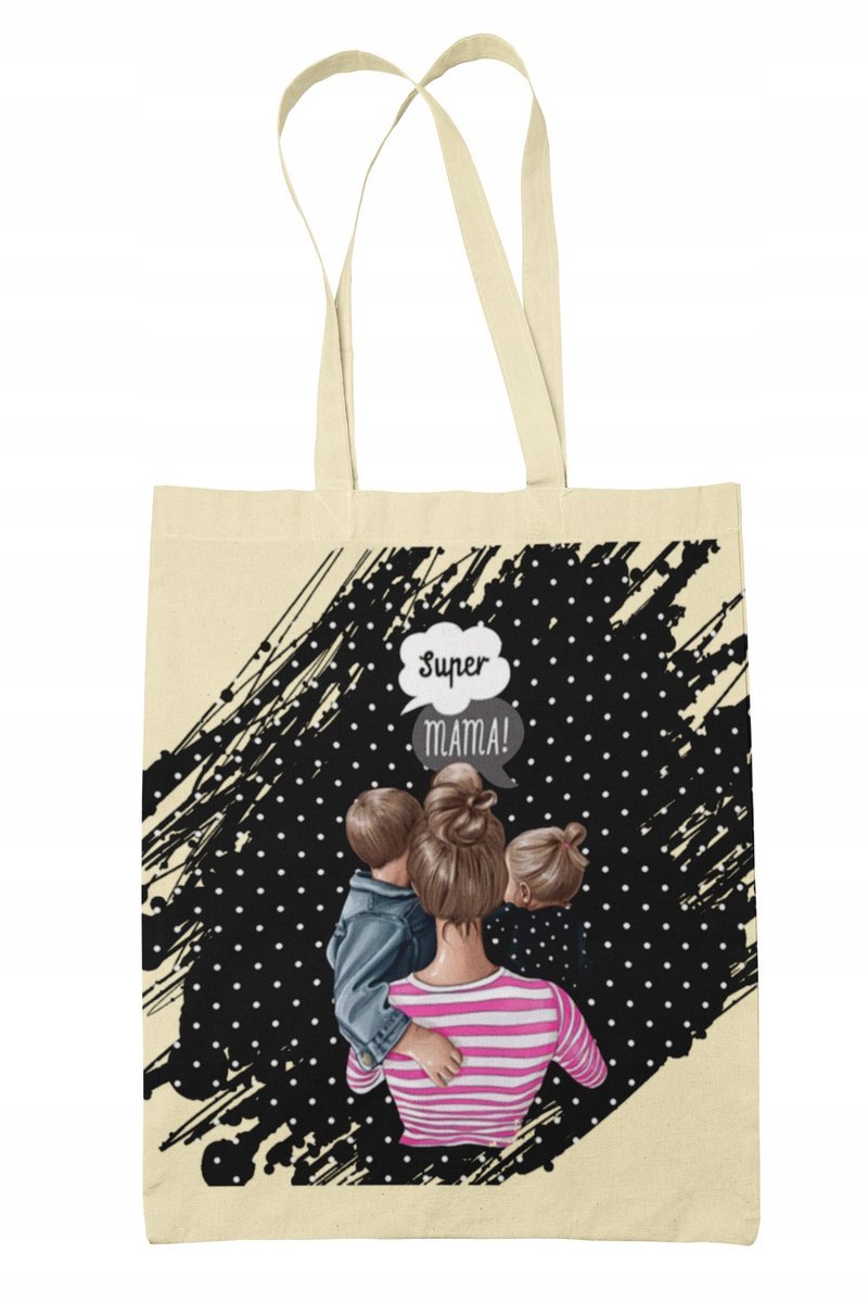 Torba Shopper-materiałow-na ramie-dla mamy-prezent