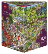 Puzzle - Heye Puzzle 1000 elementów Kocia impreza + plakat - miniaturka - grafika 1