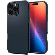 Etui i futerały do telefonów - Spigen Etui Thin Fit Mag do MagSafe do iPhone 16 Pro, granatowe - miniaturka - grafika 1