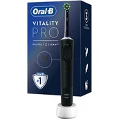 Szczoteczki elektryczne - Oral-B Vitality Pro Protect X D103 Czarny - miniaturka - grafika 1
