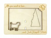 Ramki na zdjęcia - Jack Russell terrier ramka na zdjęcie z psem - miniaturka - grafika 1