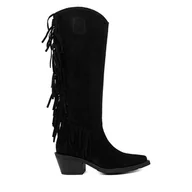 Kozaki damskie - Kozaki Badura EO-AZARIA-0791-25 Czarny - miniaturka - grafika 1