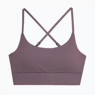 Bielizna sportowa damska - Biustonosz fitness 4F F079 light brown | WYSYŁKA W 24H | 30 DNI NA ZWROT - miniaturka - grafika 1