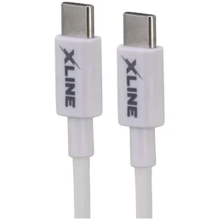 XLINE Kabel USB Typ C USB Typ C XLINE 60W 1 m Biały - Kable USB - miniaturka - grafika 1