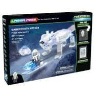 Klocki - Laser Pegs Świecące klocki Sabertooth Attack - miniaturka - grafika 1