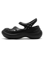 Sandały damskie - Crocs Półsandały "Phaedra" w kolorze czarnym - miniaturka - grafika 1