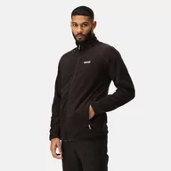 Bluzy męskie - Regatta Męski Polar z Suwakiem Hadfield Czarny, Rozmiar: 4XL - miniaturka - grafika 1