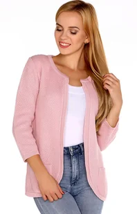 Hetiena Powder narzutka, Kolor różowy, Rozmiar L/XL, Merribel - Primodo.com - Swetry damskie Hetiena Powder narzutka, Kolor różowy, Rozmiar L/XL, Merribel - Primodo.com - Swetry damskie - miniaturka - grafika 1