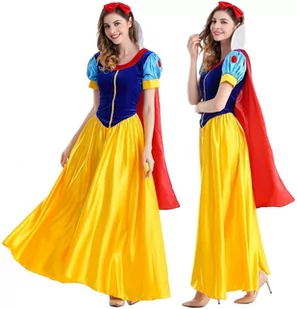 Strój Kostium Sukienka Królewna Śnieżka Cosplay 158/164 - Stroje karnawałowe - miniaturka - grafika 1