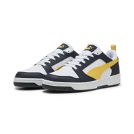 Buty trekkingowe damskie - Sneakersy Rebound V6 Low PUMA New Navy Sunny Yellow White Blue - miniaturka - grafika 1