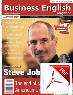 Business English Magazine 25 Wersja elektroniczna - Biznes Business English Magazine 25 Wersja elektroniczna - Biznes - miniaturka - grafika 1