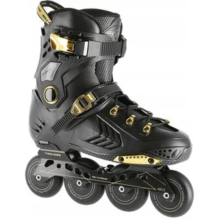Nils Extreme, Łyżworolki, NA 20002 35, Czarno-złote - Rolki - miniaturka - grafika 1