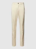 Spodnie męskie - Chinosy o kroju slim fit z lamowanymi kieszeniami model 'CHELSEA' - miniaturka - grafika 1