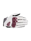 Rękawice motocyklowe - Rękawice Motocyklowe Alpinestars Chrome Damskie Biały/BordowyM - miniaturka - grafika 1