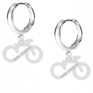 Kolczyki srebrne Rower Bike Forever 925 - Kolczyki - miniaturka - grafika 1