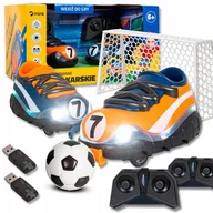 Zabawki zdalnie sterowane - Buty Go Gry W Piłkę Samochód Zdalnie Sterowany Pilot Auto Podświetlenie Led - miniaturka - grafika 1