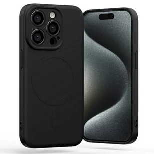 Mercury MagSafe Semi-Silicone iPhone 15 Pro Max 6,7" czarny/black - Etui i futerały do telefonów - miniaturka - grafika 1
