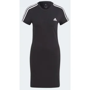 Sukienka adidas 3 Stripes Tee Dress W (kolor Czarny, rozmiar S) - Sukienki i spódnice sportowe - miniaturka - grafika 1