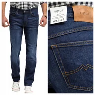 Spodnie męskie - Męskie spodnie jeansowe dopasowane Mustang Tramper Tapered 33/34 - miniaturka - grafika 1