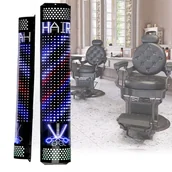 Meble fryzjerskie - Plafon słupek lampa led barberska barberski barber znak reklama salon 90 cm - miniaturka - grafika 1